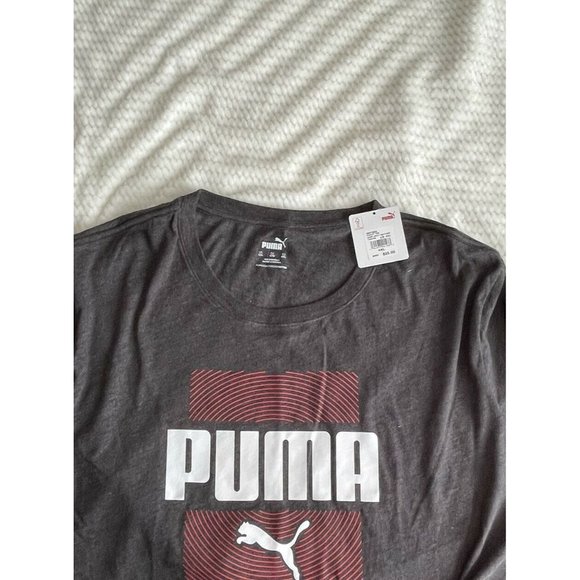 COPY - T Shirt Size 4XL Puma Essential Logo Mens Crew Neck Short Sleeve Dark Gr… - Picture 10 of 10